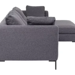 Sofas & Couches-KARE Design Ecksofa Gianni Dolce Dunkelgrau Rechts