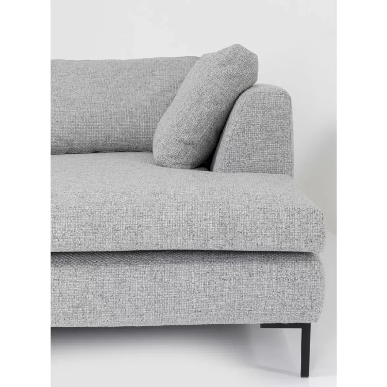 Sofas & Couches-KARE Design Ecksofa Gianni Dolce Hellgrau Rechts