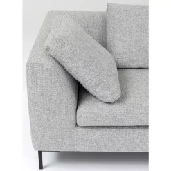 Sofas & Couches-KARE Design Ecksofa Gianni Dolce Hellgrau Rechts