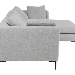 Sofas & Couches-KARE Design Ecksofa Gianni Dolce Hellgrau Rechts