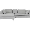 Sofas & Couches-KARE Design Ecksofa Gianni Dolce Hellgrau Links