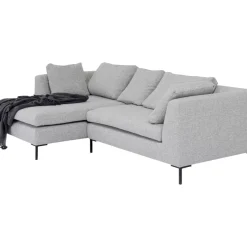 Sofas & Couches-KARE Design Ecksofa Gianni Dolce Hellgrau Links