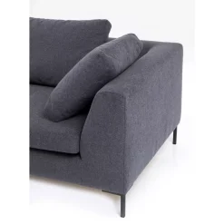 Sofas & Couches-KARE Design Ecksofa Gianni Grau Links