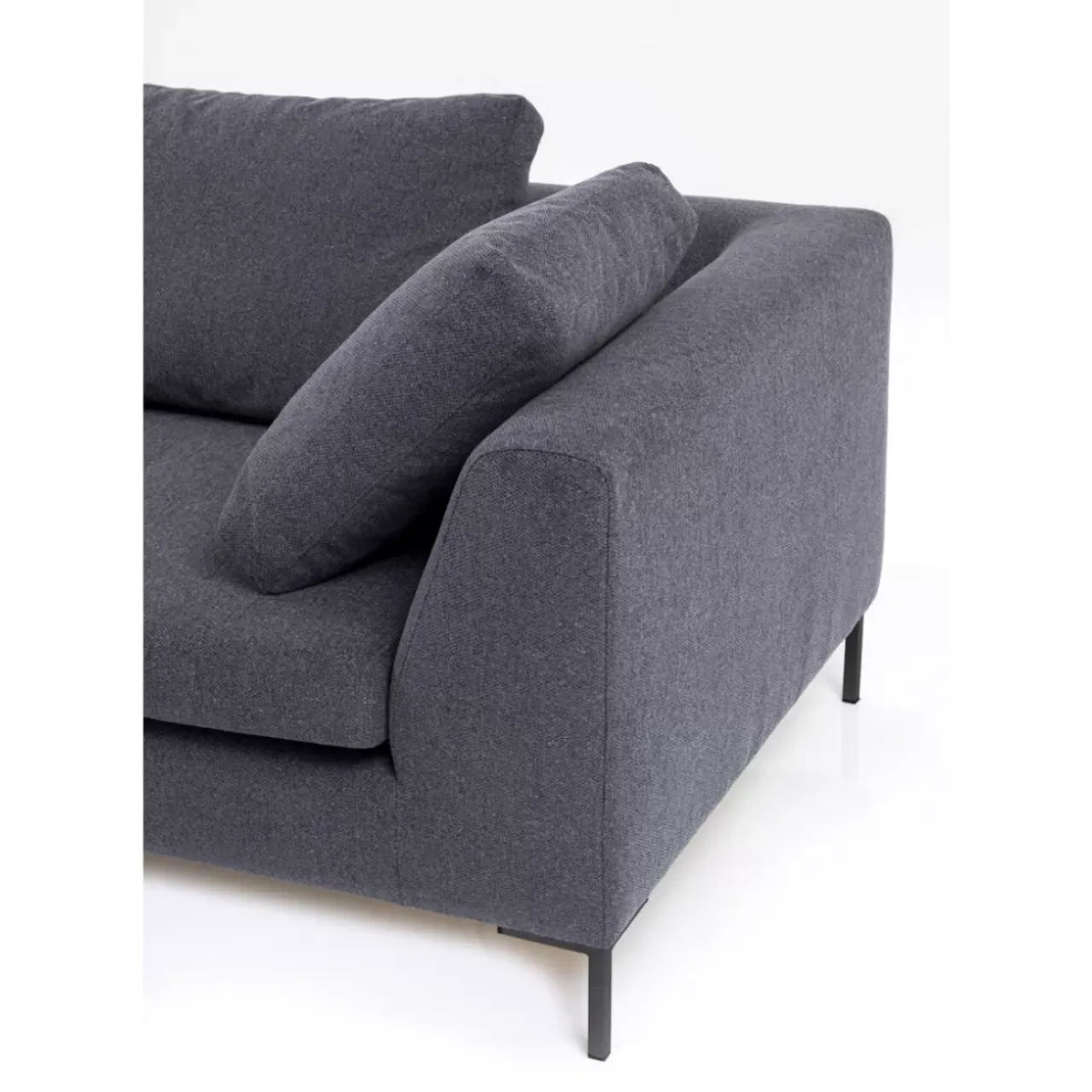 Sofas & Couches-KARE Design Ecksofa Gianni Grau Links
