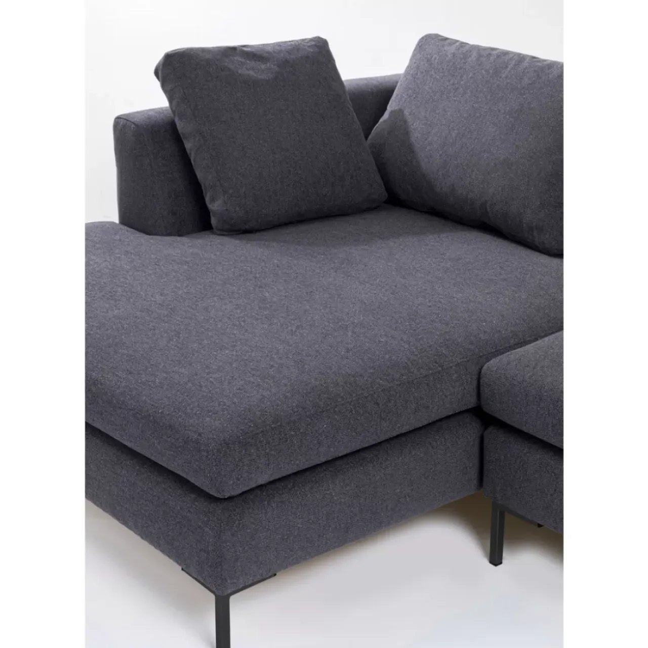 Sofas & Couches-KARE Design Ecksofa Gianni Grau Links