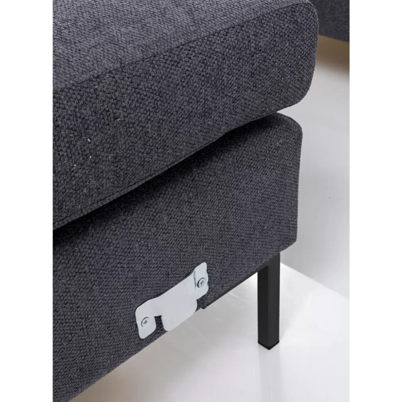 Sofas & Couches-KARE Design Ecksofa Gianni Grau Links