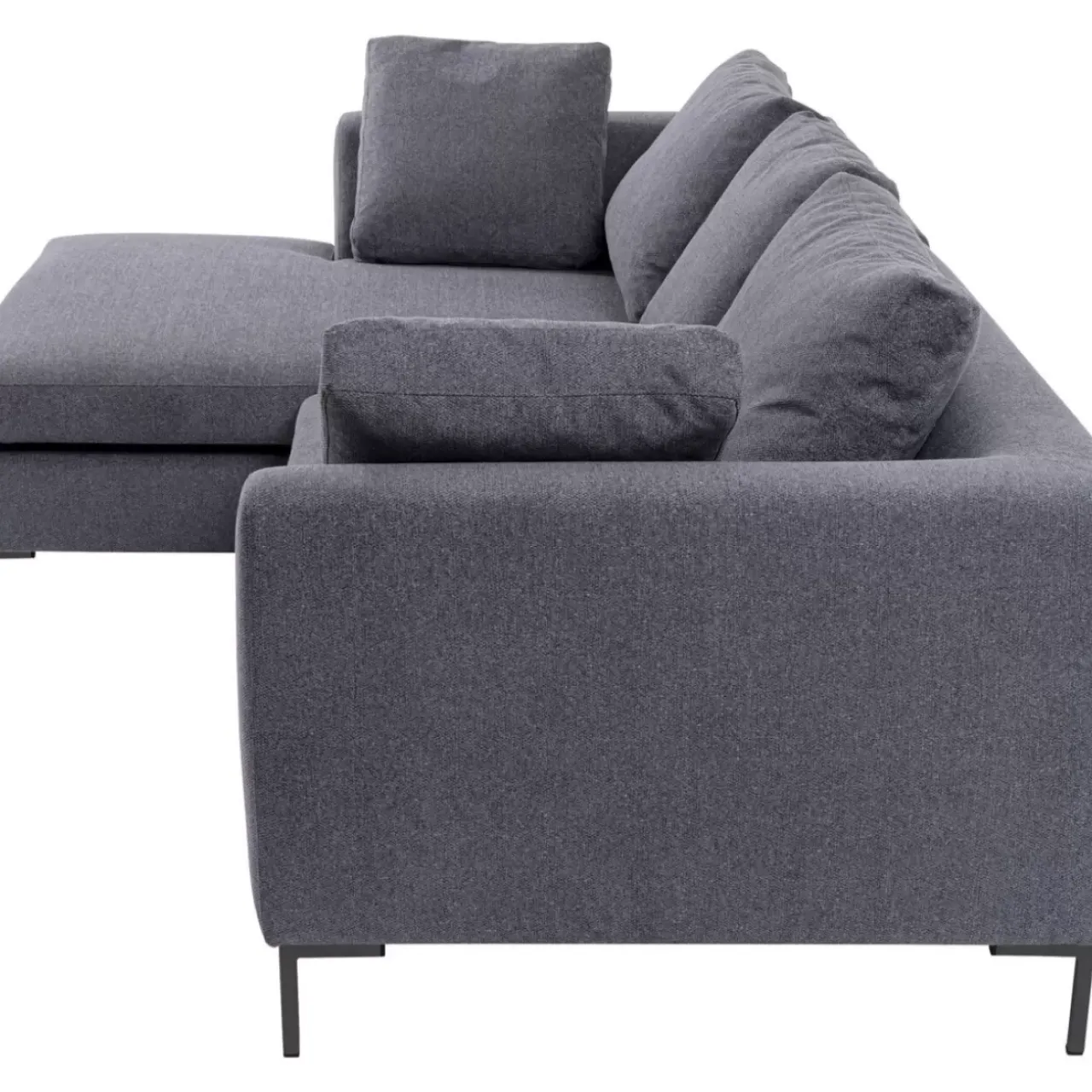 Sofas & Couches-KARE Design Ecksofa Gianni Grau Links