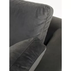 Sofas & Couches-KARE Design Ecksofa Gianni Small Velvet Grau Links