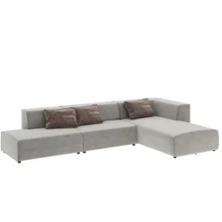 Sofas & Couches-KARE Design Ecksofa Infinity Atlanta Grau 357Cm