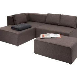 Sofas & Couches-KARE Design Ecksofa Infinity Dolce Braun Links