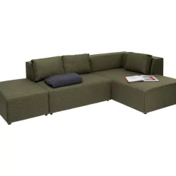 Sofas & Couches-KARE Design Ecksofa Infinity Dolce Grun Rechts