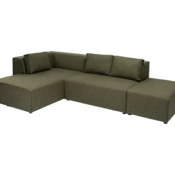 Sofas & Couches-KARE Design Ecksofa Infinity Dolce Grun Links