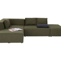 Sofas & Couches-KARE Design Ecksofa Infinity Dolce Grun Links