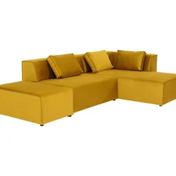 Sofas & Couches-KARE Design Ecksofa Infinity Ottomane Amber Rechts