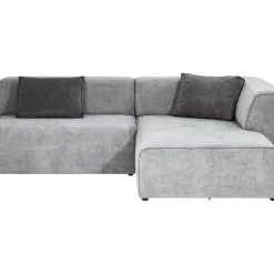 Sofas & Couches-KARE Design Ecksofa Infinity Ottomane Grau Rechts