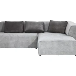 Sofas & Couches-KARE Design Ecksofa Infinity Ottomane Grau Rechts