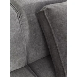 Sofas & Couches-KARE Design Ecksofa Infinity Ottomane Grau Rechts