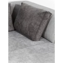 Sofas & Couches-KARE Design Ecksofa Infinity Ottomane Grau Links