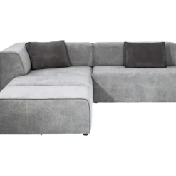 Sofas & Couches-KARE Design Ecksofa Infinity Ottomane Grau Links