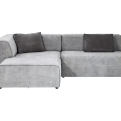 Sofas & Couches-KARE Design Ecksofa Infinity Ottomane Grau Links