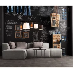 Sofas & Couches-KARE Design Ecksofa Infinity Ottomane Grau Links