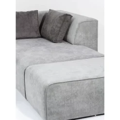 Sofas & Couches-KARE Design Ecksofa Infinity Ottomane Grau Links