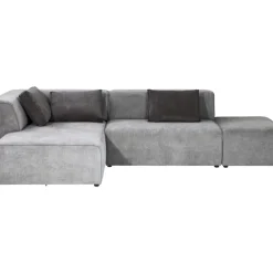 Sofas & Couches-KARE Design Ecksofa Infinity Ottomane Grau Links