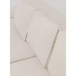 Sofas & Couches-KARE Design Ecksofa Infinity Ottomane Creme Rechts