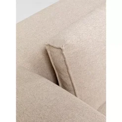 Sofas & Couches-KARE Design Ecksofa Infinity Ottomane Creme Links