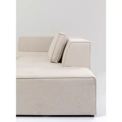 Sofas & Couches-KARE Design Ecksofa Infinity Ottomane Creme Links