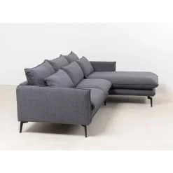 Sofas & Couches-KARE Design Ecksofa Monza Rechts Grau 296Cm