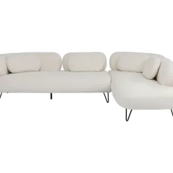 Sofas & Couches-KARE Design Ecksofa Peppo Weis