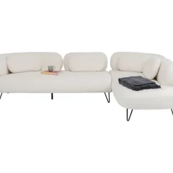 Sofas & Couches-KARE Design Ecksofa Peppo Weis