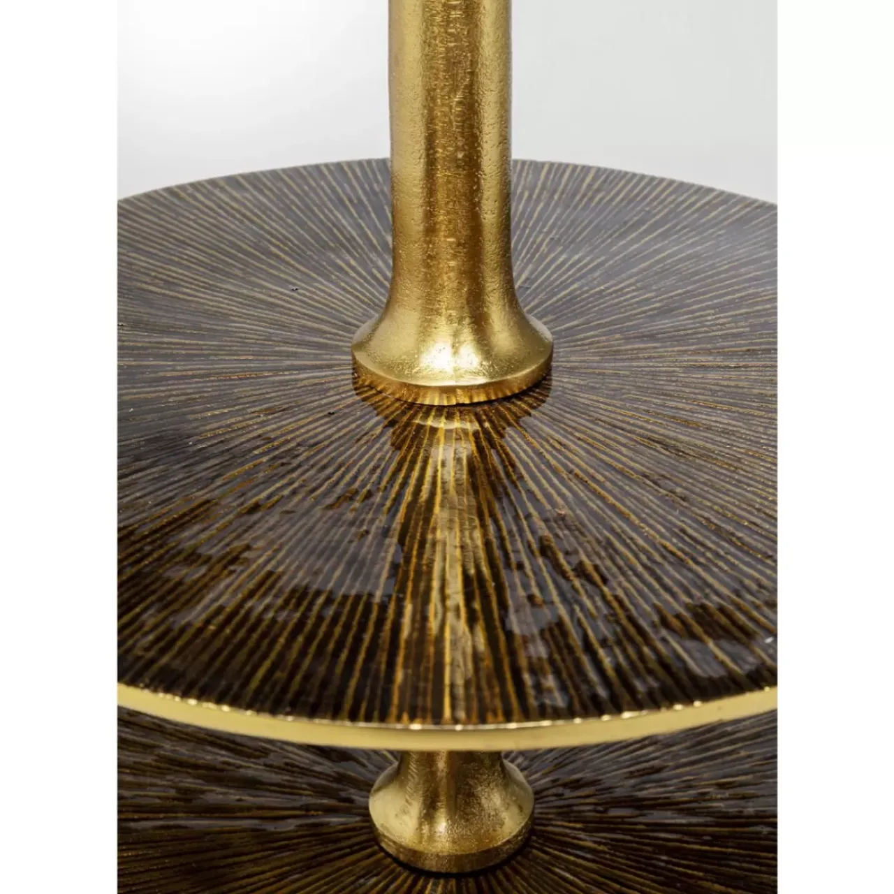 Geschirr & Tischaccessoires-KARE Design Etagere Lovely Brass 56Cm