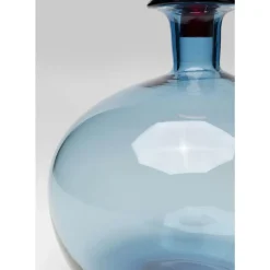Aufbewahrung & Ordnung-KARE Design Flasche Honeymoon Lid Blau 25