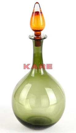 Aufbewahrung & Ordnung-KARE Design Flasche Honeymoon Lid Grun 38