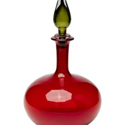 Aufbewahrung & Ordnung-KARE Design Flasche Honeymoon Lid Rot 33