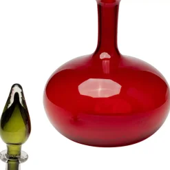 Aufbewahrung & Ordnung-KARE Design Flasche Honeymoon Lid Rot 33