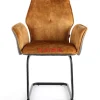 Stühle-KARE Design Freischwinger Brego Senf