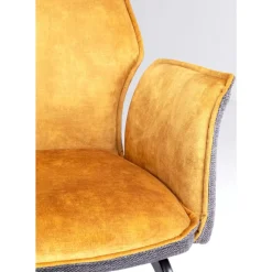 Stühle-KARE Design Freischwinger Brego Senf