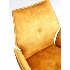 Stühle-KARE Design Freischwinger Brego Senf