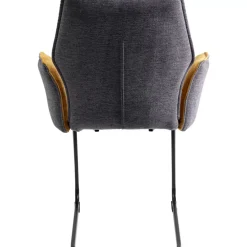 Stühle-KARE Design Freischwinger Brego Senf