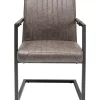 Stühle-KARE Design Freischwinger Thamos Braun