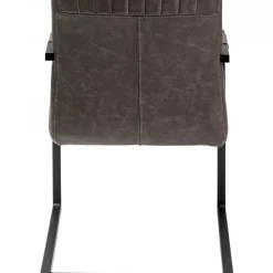 Stühle-KARE Design Freischwinger Thamos Braun