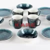 Geschirr & Tischaccessoires-KARE Design Fruhstucksset Mustique (12/Tlg.)