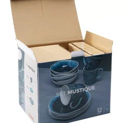 Geschirr & Tischaccessoires-KARE Design Fruhstucksset Mustique (12/Tlg.)