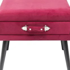 Stühle-KARE Design Fushocker Drawer Rot