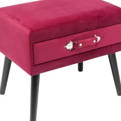 Stühle-KARE Design Fushocker Drawer Rot