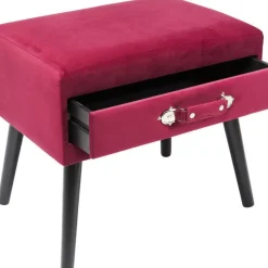 Stühle-KARE Design Fushocker Drawer Rot