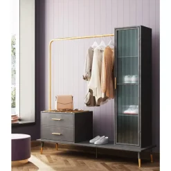 Kleinmöbel & Sonstiges-KARE Design Garderobenschrank La Gomera 170X180Cm